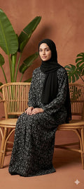 RIMISH ditsy floral print abaya